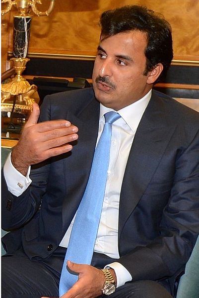 Cheikh Tamim ben Hamad Al Thani, l'émir du Qatar