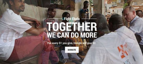 « Faites un don », quand les géants de l’Internet se mobilisent contre Ebola
