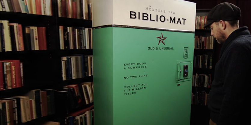 Biblio-Mat, distributeur de livres 
