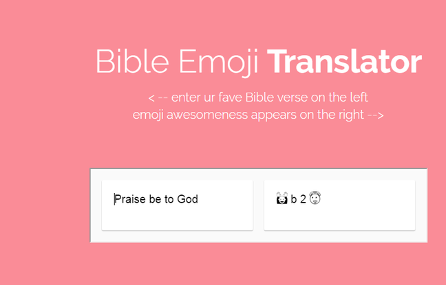 La Bible en emojis