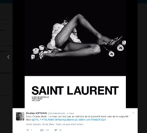 ​La femme objet des dernières pubs Yves Saint Laurent a du mal à passer