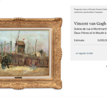 Fin mars un des derniers Van Gogh d’une collection privée va être mis en vente