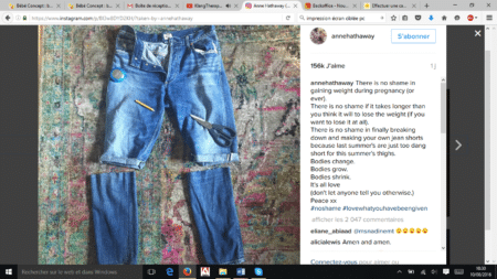 Anne Hathaway invite les jeunes mamans à accepter leur poids post-accouchement