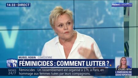 Muriel Robin, porte-parole autoproclamée des femmes battues