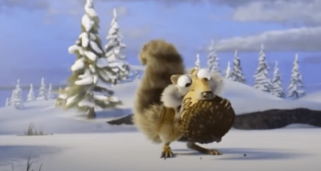 Scrat l’écureuil de l’ « Age de Glace » parvient enfin à ses fins mais ce n’est pas une bonne nouvelle