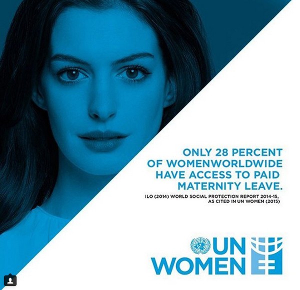 Anne Hathaway, ambassadrice pour les inégalités hommes-femmes en milieu professionnel