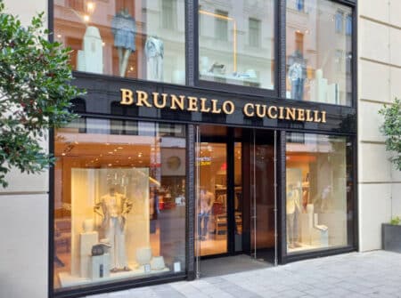 Vienna, Austria 30 July 2024: Brunello Cucinelli Store.